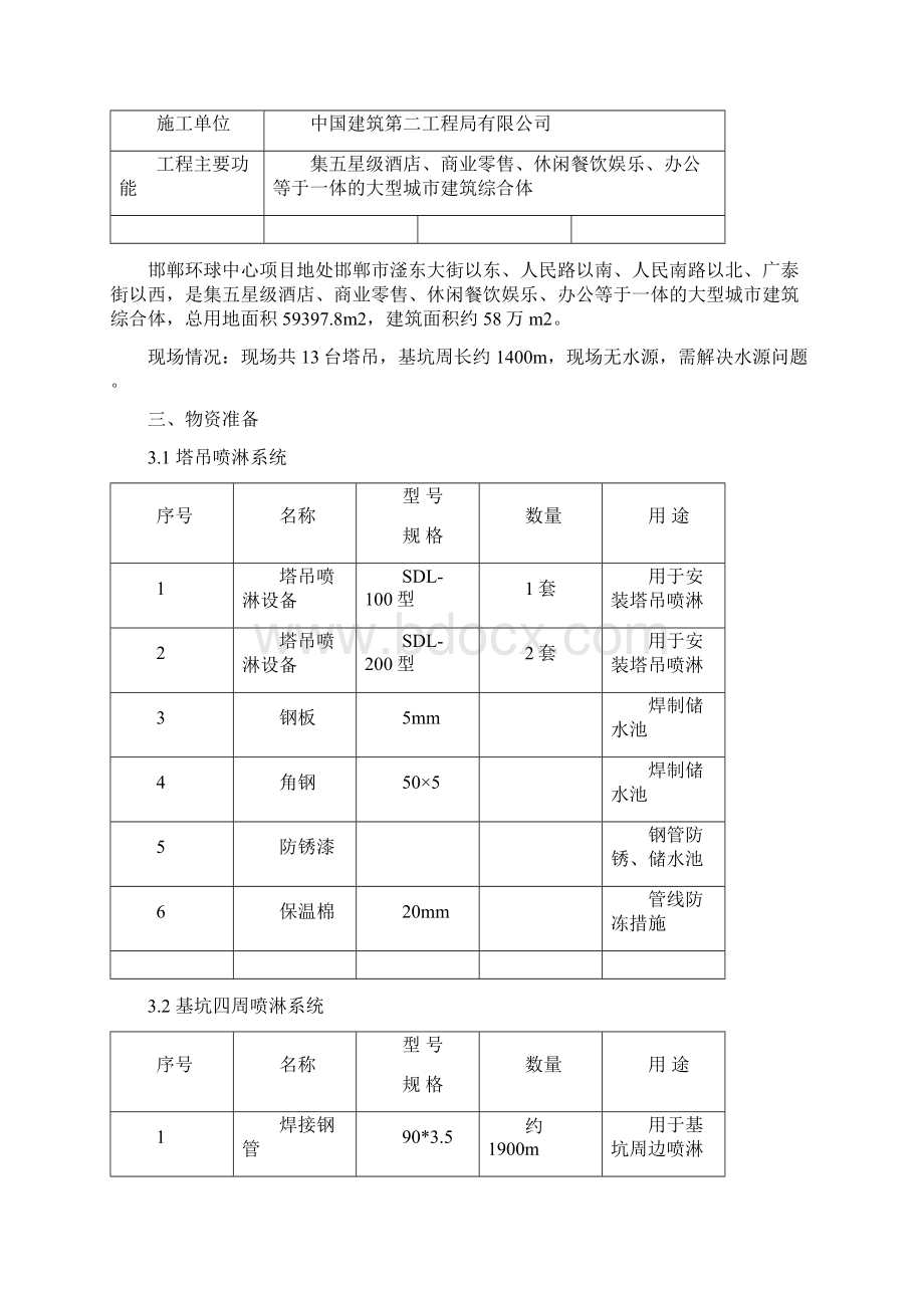 高空喷淋系统方案设计Word文档下载推荐.docx_第2页