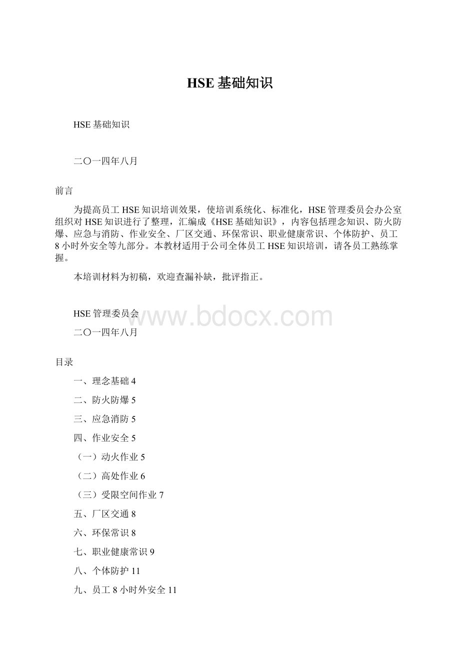 HSE基础知识Word格式文档下载.docx_第1页