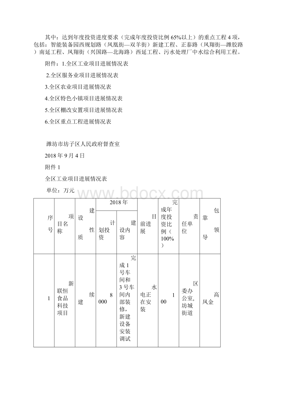 全区重点项目和重点工程进展情况.docx_第2页