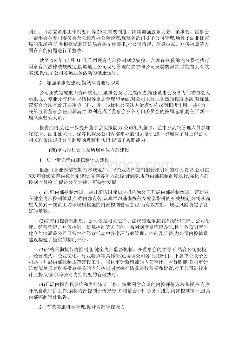 湖北新洋丰度董事会工作报告.docx_第3页