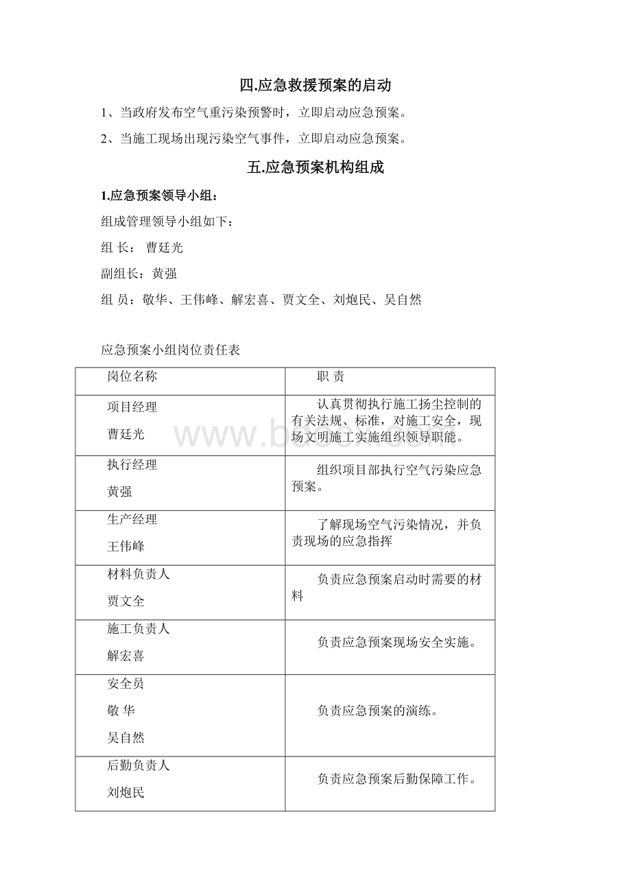 空气重污染应急救援预案文档格式.docx_第2页