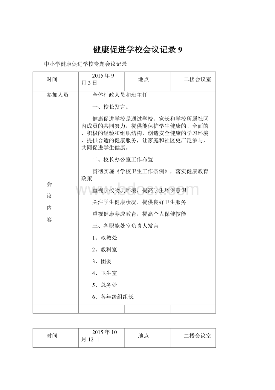 健康促进学校会议记录9.docx