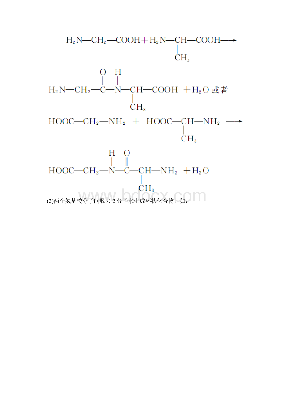 学年高中化学 第一章 第三节 生命的基础蛋白质练习 新人教版选修1.docx_第3页