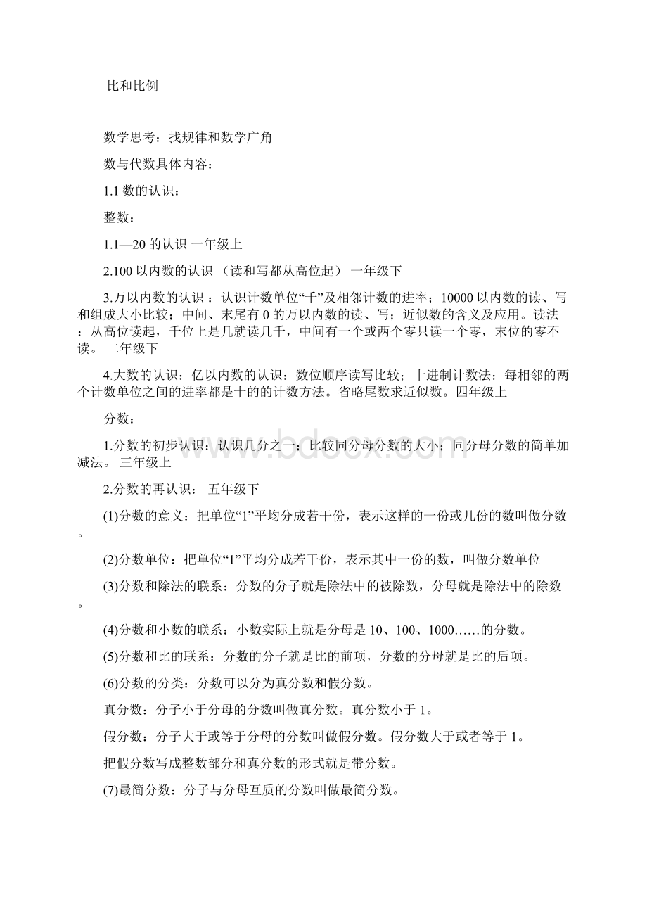 人教版小学数学知识点梳理.docx_第2页