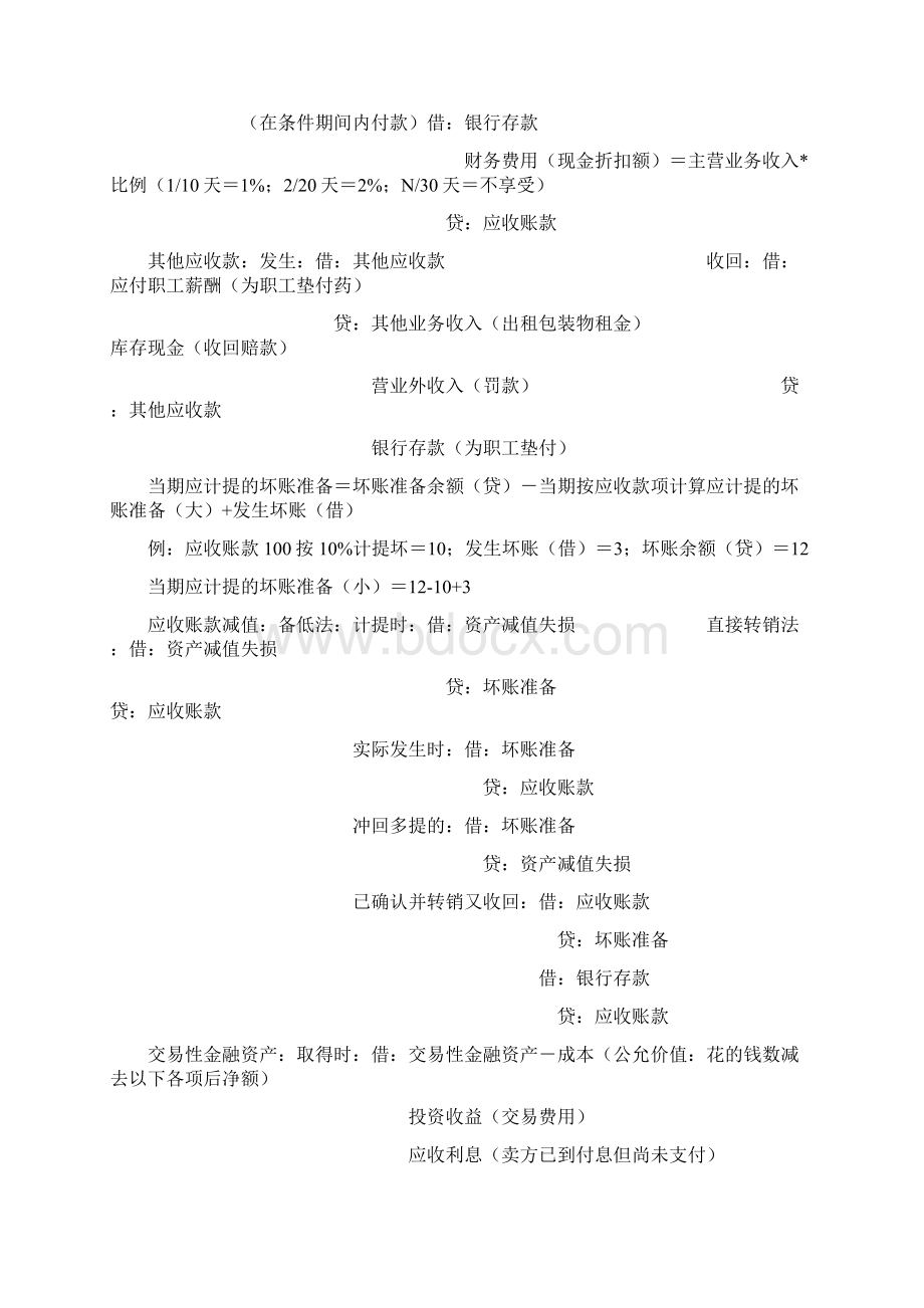 初级会计实务第一章资产重点总结.docx_第2页