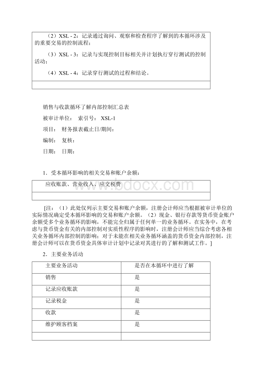 销售与收款循环了解底稿文档格式.docx_第2页