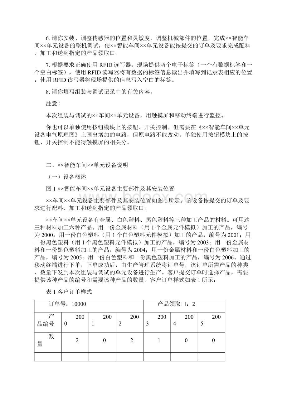 中职组机电一体化设备组装与调试赛项样题.docx_第2页