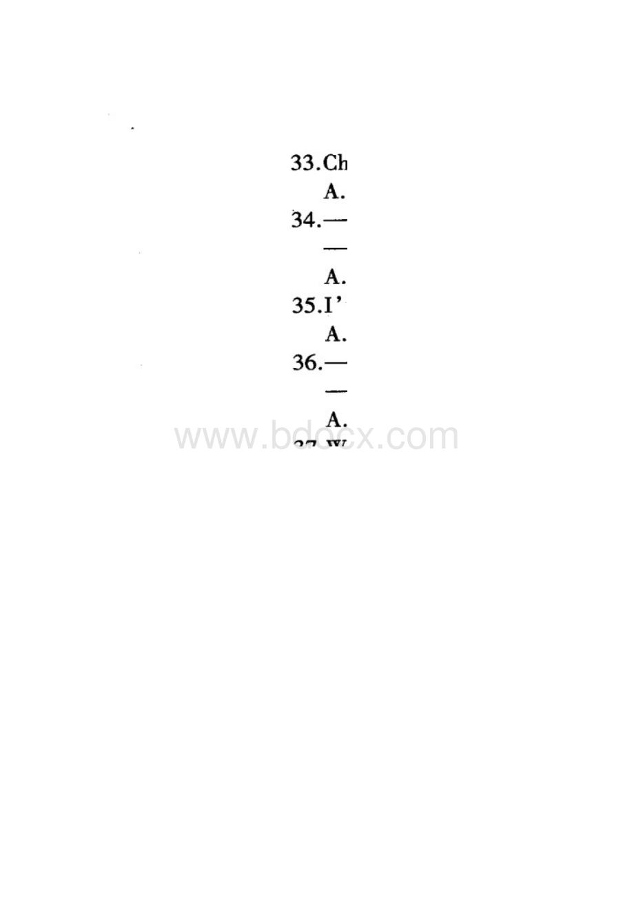 重庆市中考英语权威样卷06 英语题+材料+答题卡+参考答案.docx_第3页