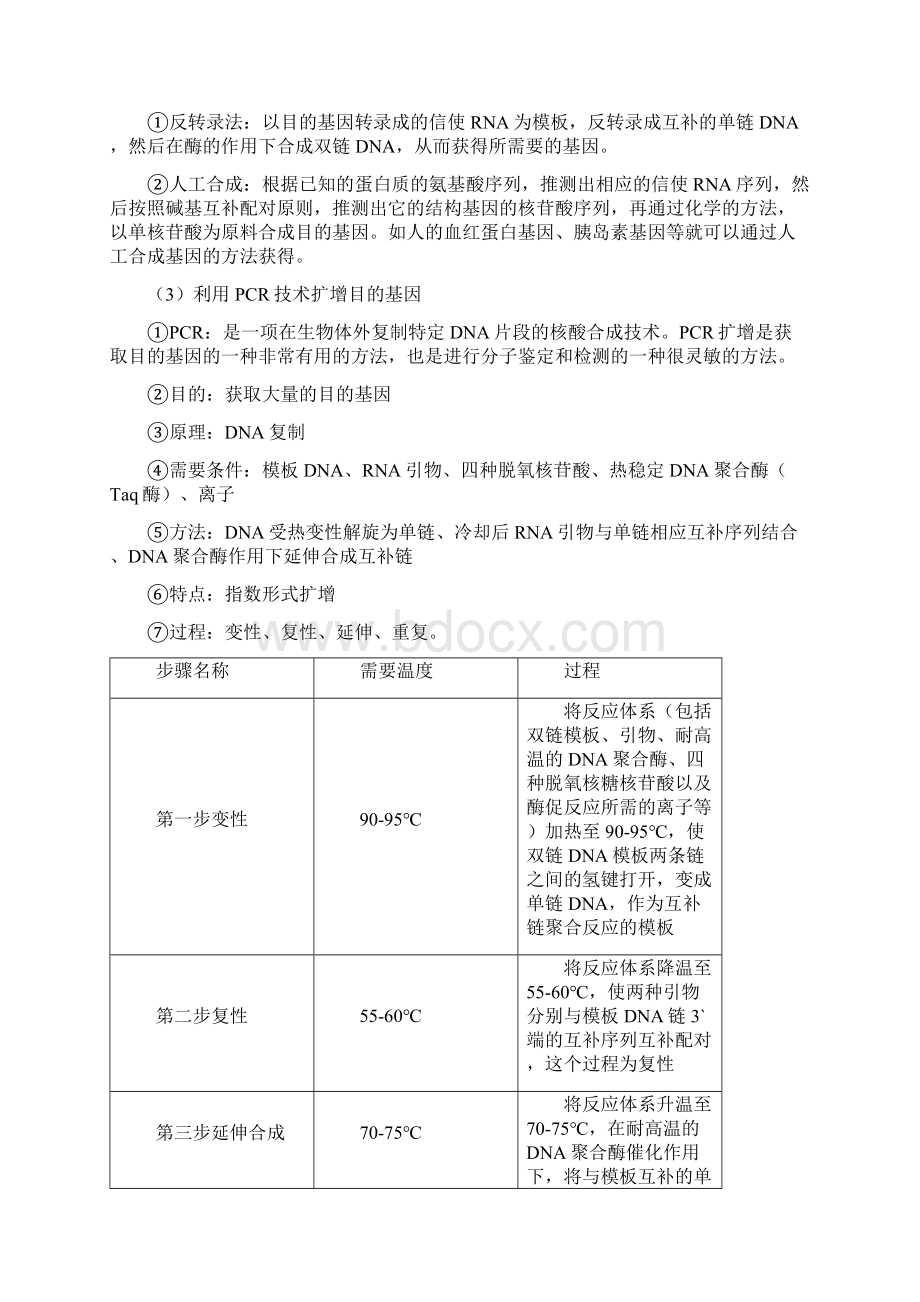 高中生物选修3知识梳理docWord格式.docx_第3页