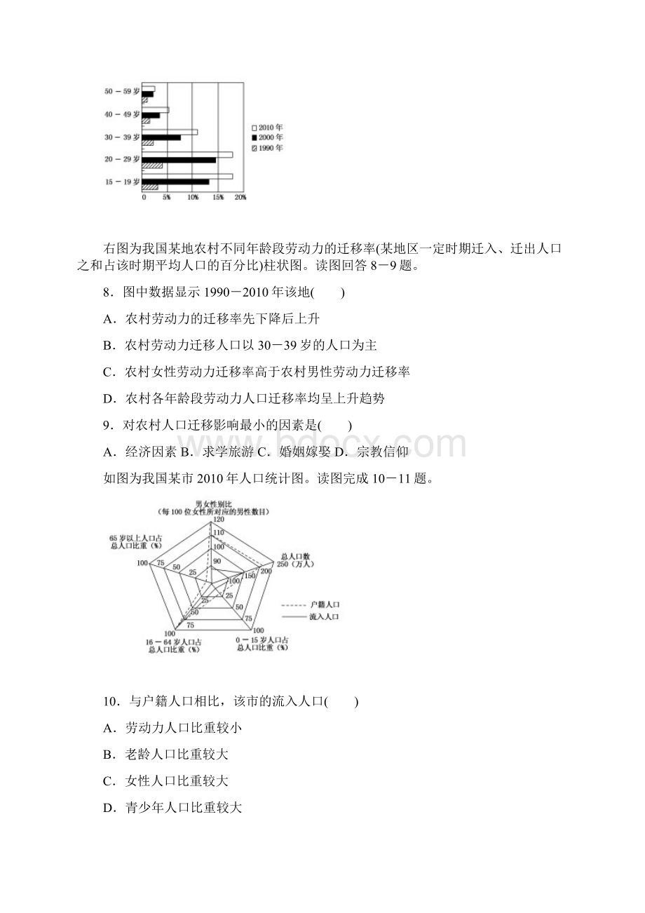 高中地理届高考地理一轮复习考点训练试题37份 人教课标版5Word文档下载推荐.docx_第3页