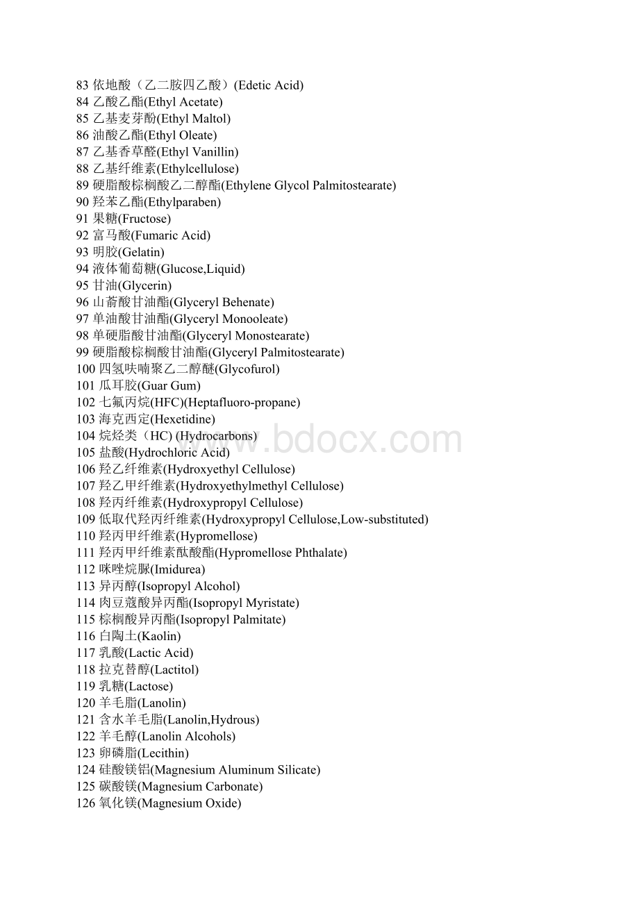 药用辅料中英文对照.docx_第3页