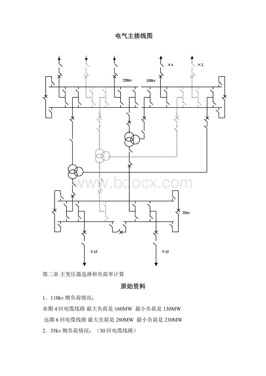 220KV变电站电气主接线设计要点Word文档下载推荐.docx_第3页