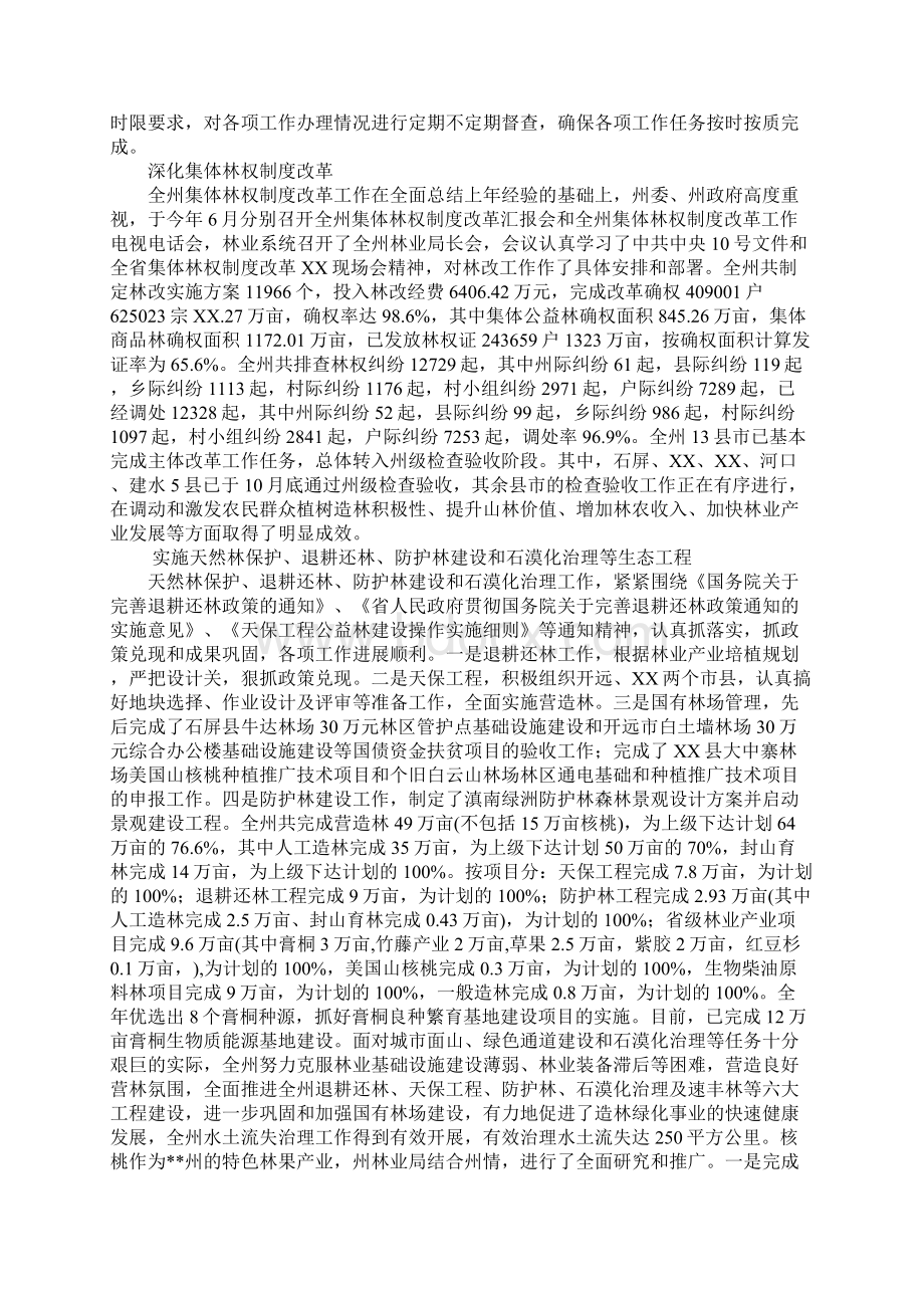 州林业局XX年督查工作总结及自查报告.docx_第2页