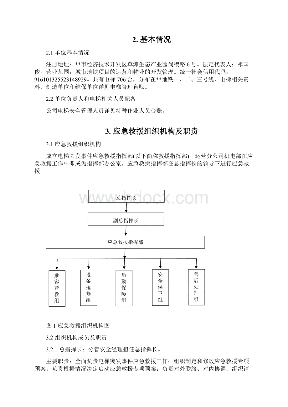 最新地铁地下通道电梯应急预案.docx_第3页