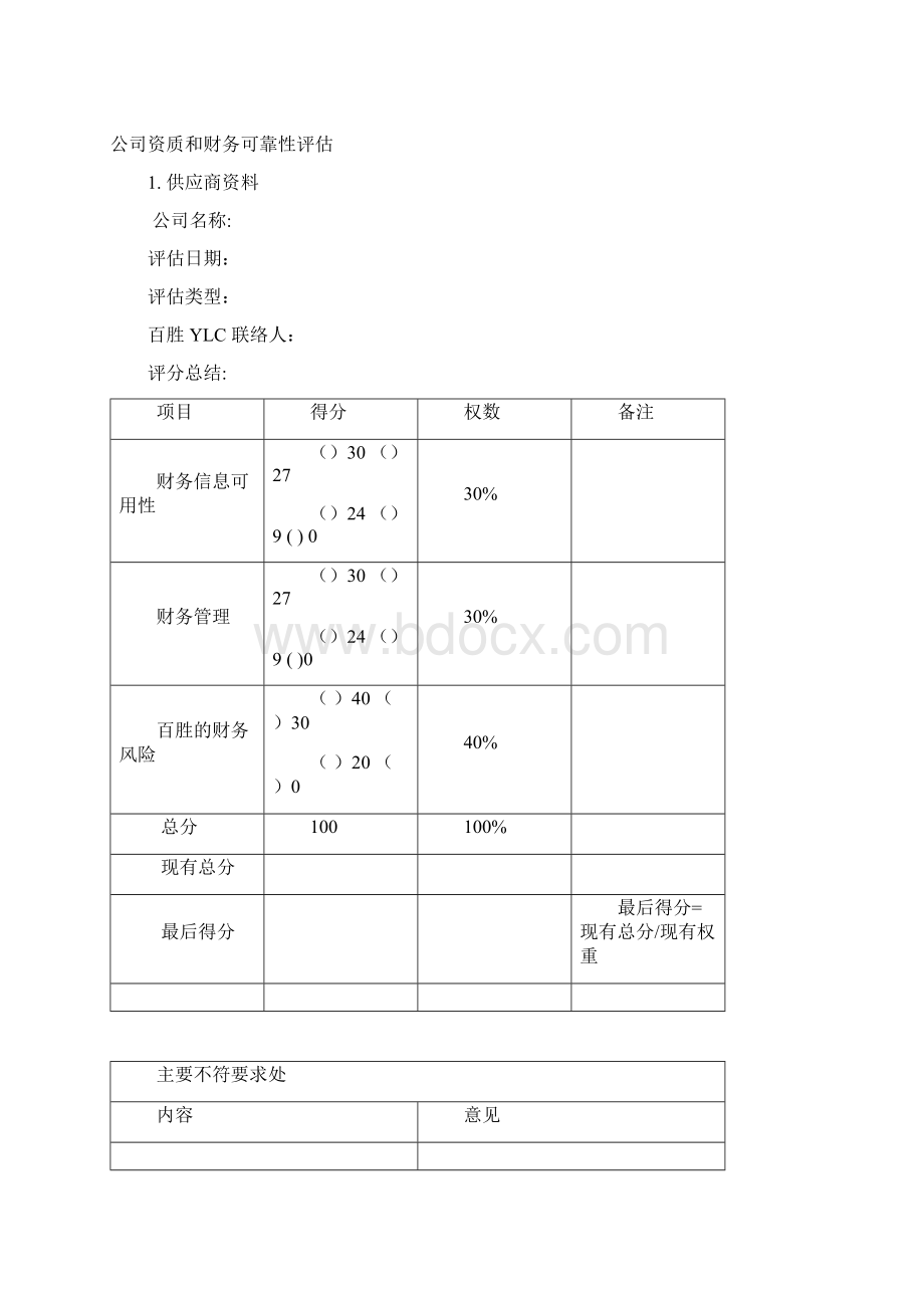 中国百胜肯德基物流商考察明细.docx_第3页