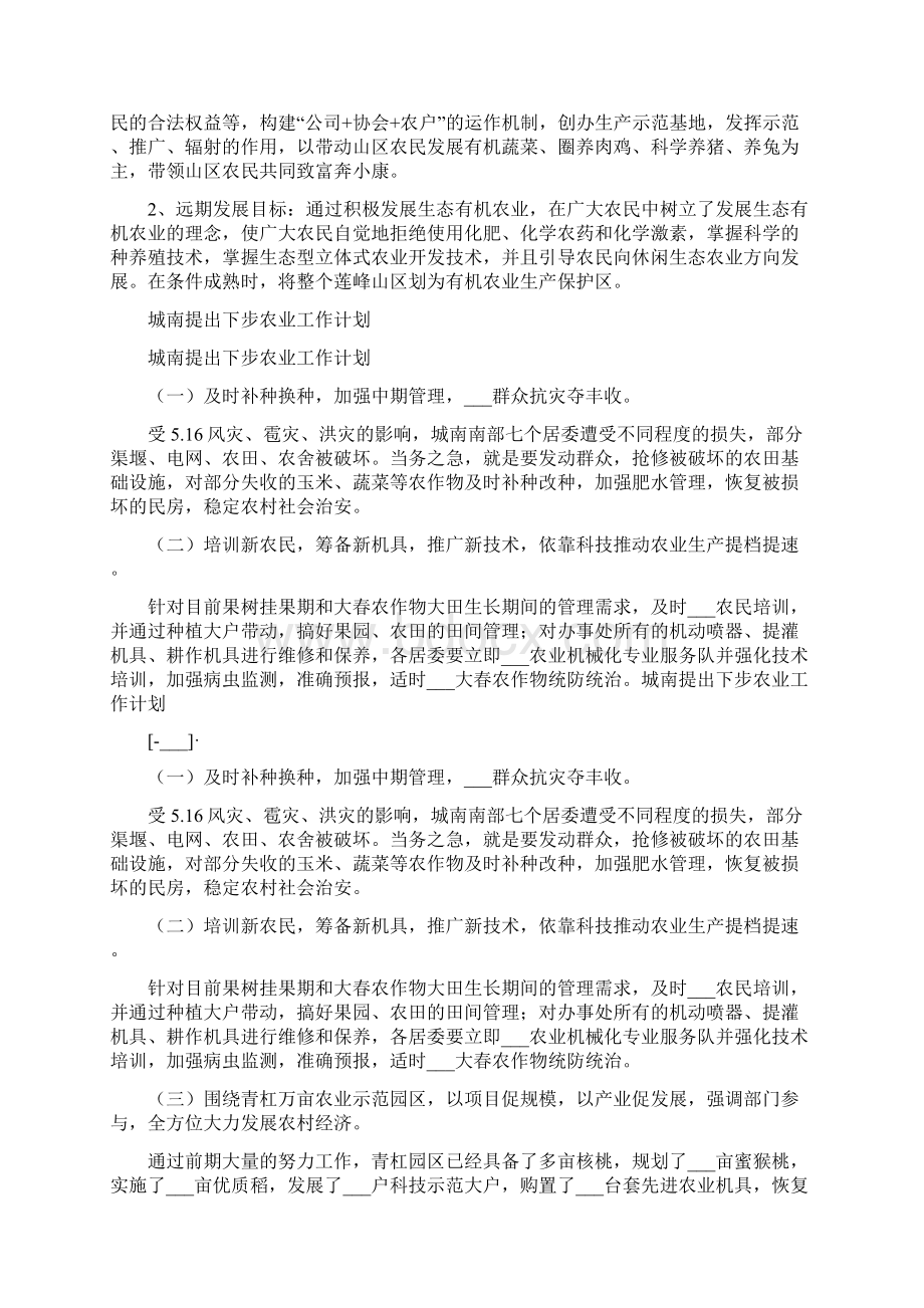 农业工作计划范文.docx_第2页