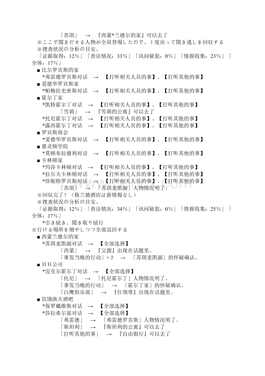 NDS游戏攻略刑警JB哈罗德.docx_第3页