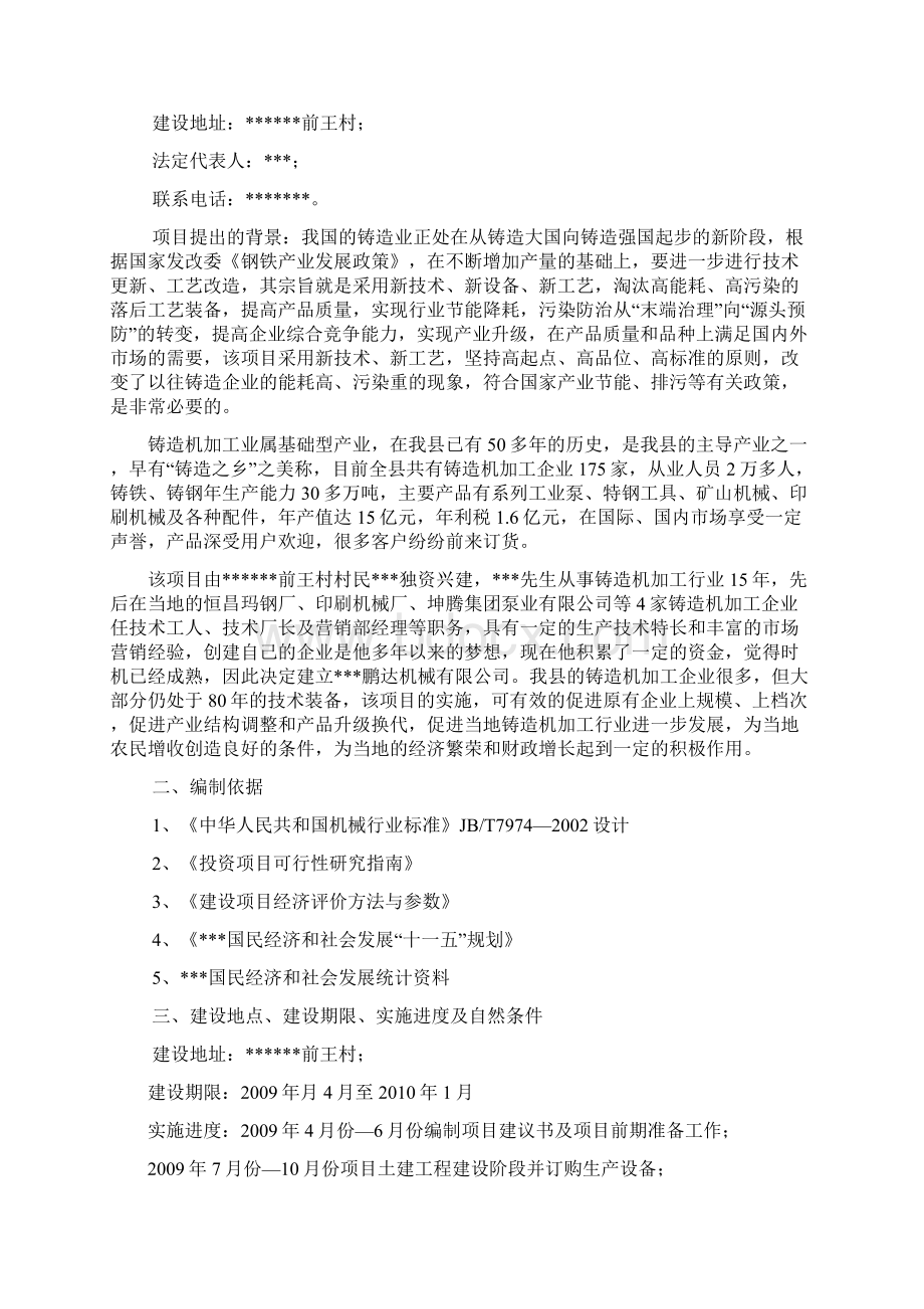 年产3750吨阀门手柄生产项目建设可行性研究论证报告代建设建设可行性研究论证报告.docx_第2页