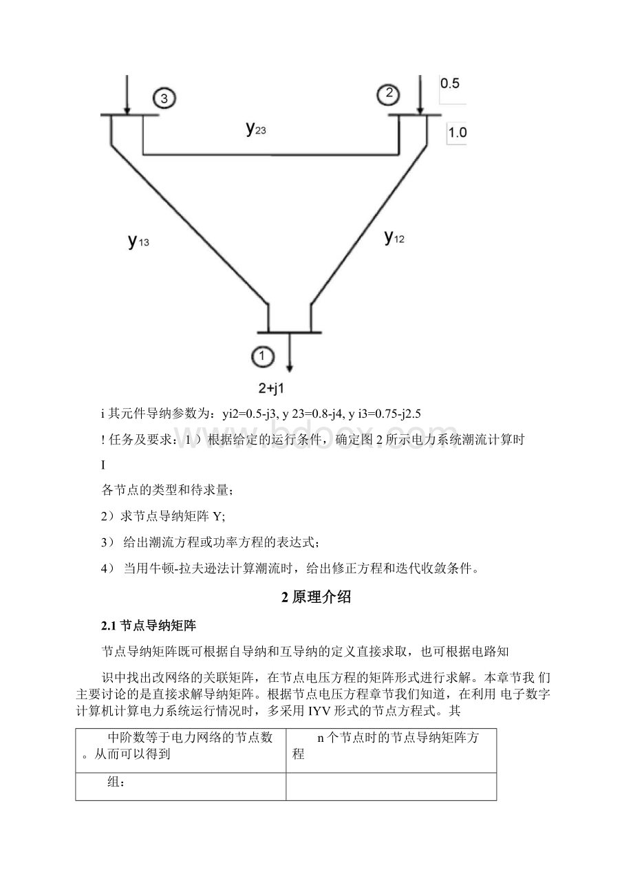 节点导纳矩阵及潮流计算.docx_第2页