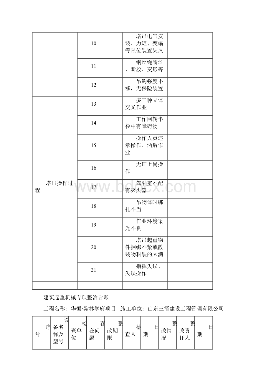 建筑工程起重机械专项整治方案.docx_第3页