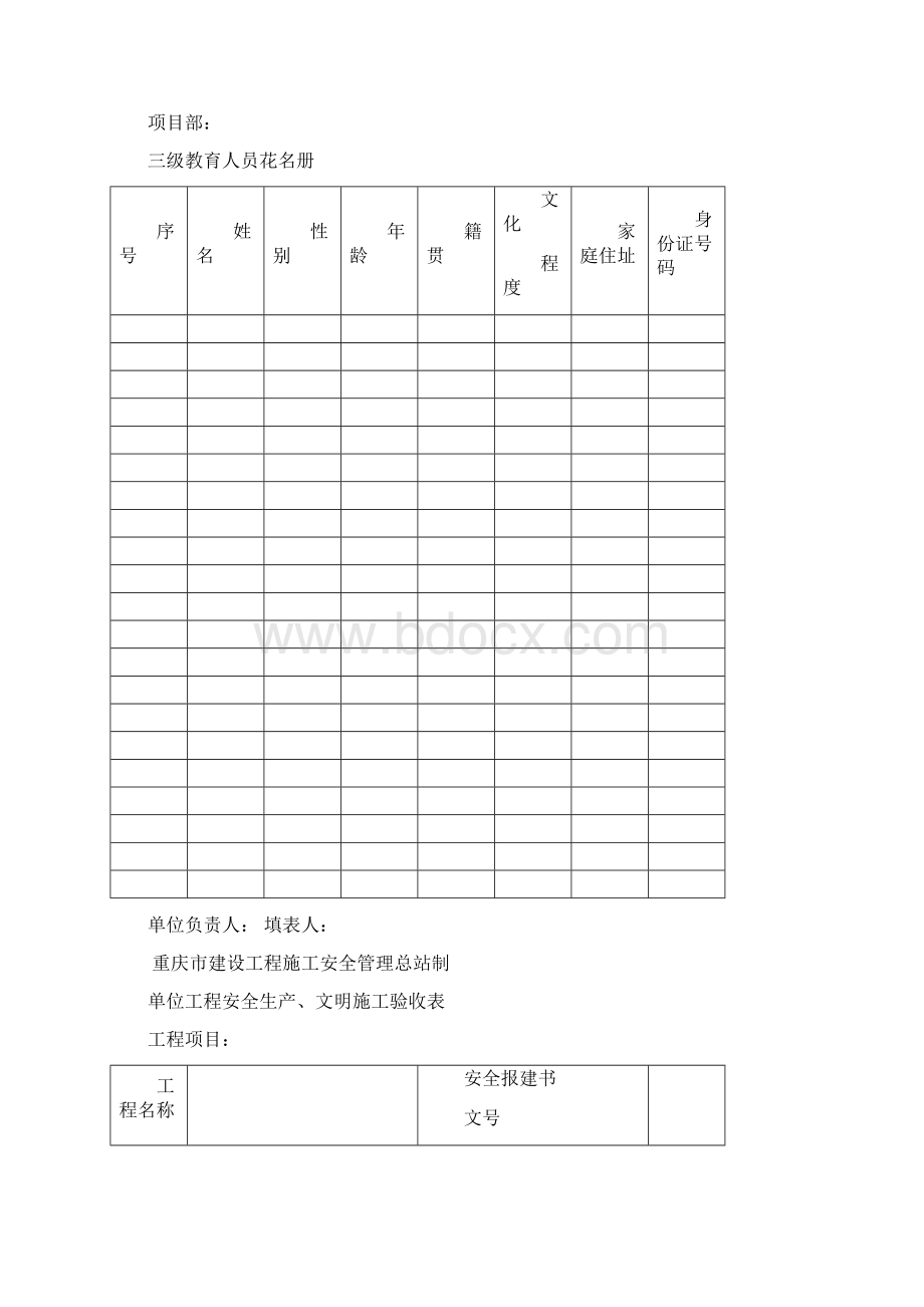 建设工程施工项目安全生产核验申请表.docx_第3页