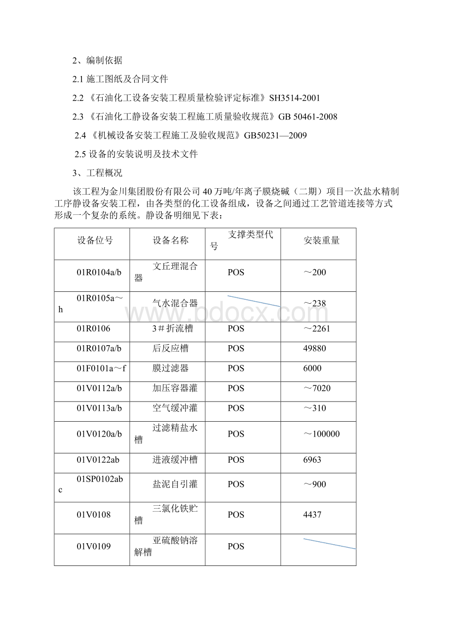 烧碱静设备安装施工方案.docx_第2页