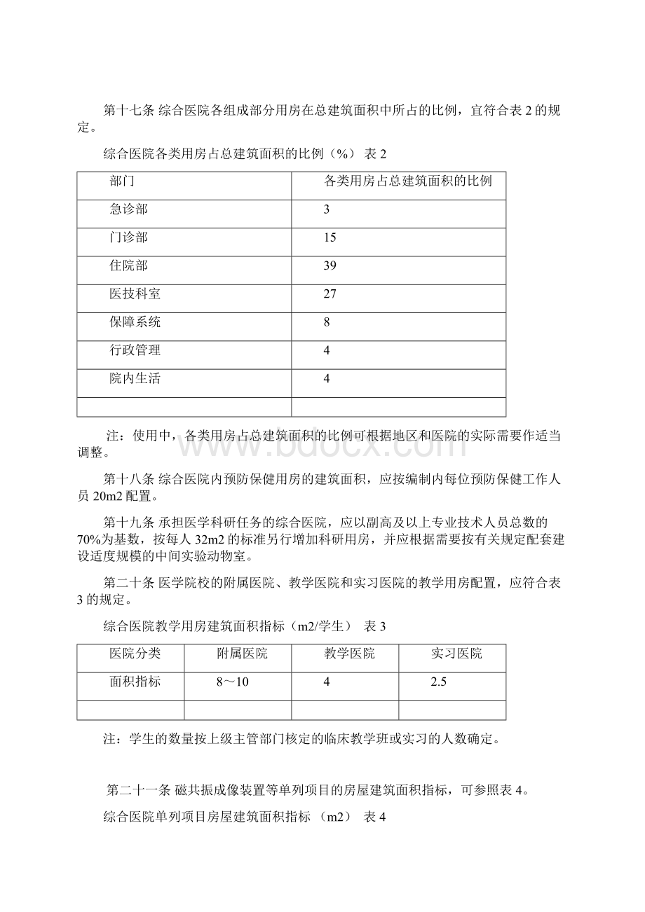 综合医院建设实用标准Word文件下载.docx_第3页