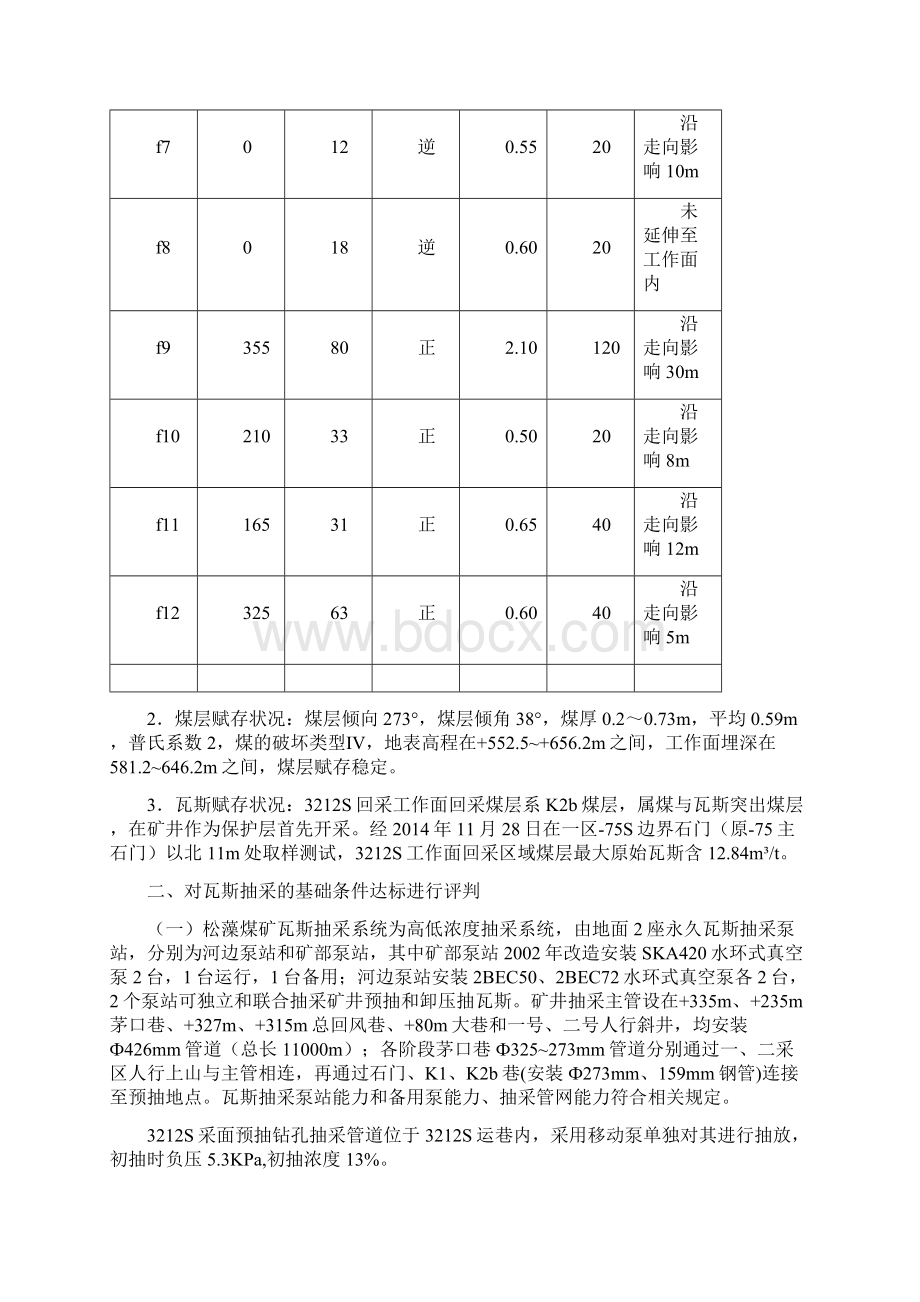 3212S采面瓦斯抽采达标评判报告分析Word格式.docx_第3页