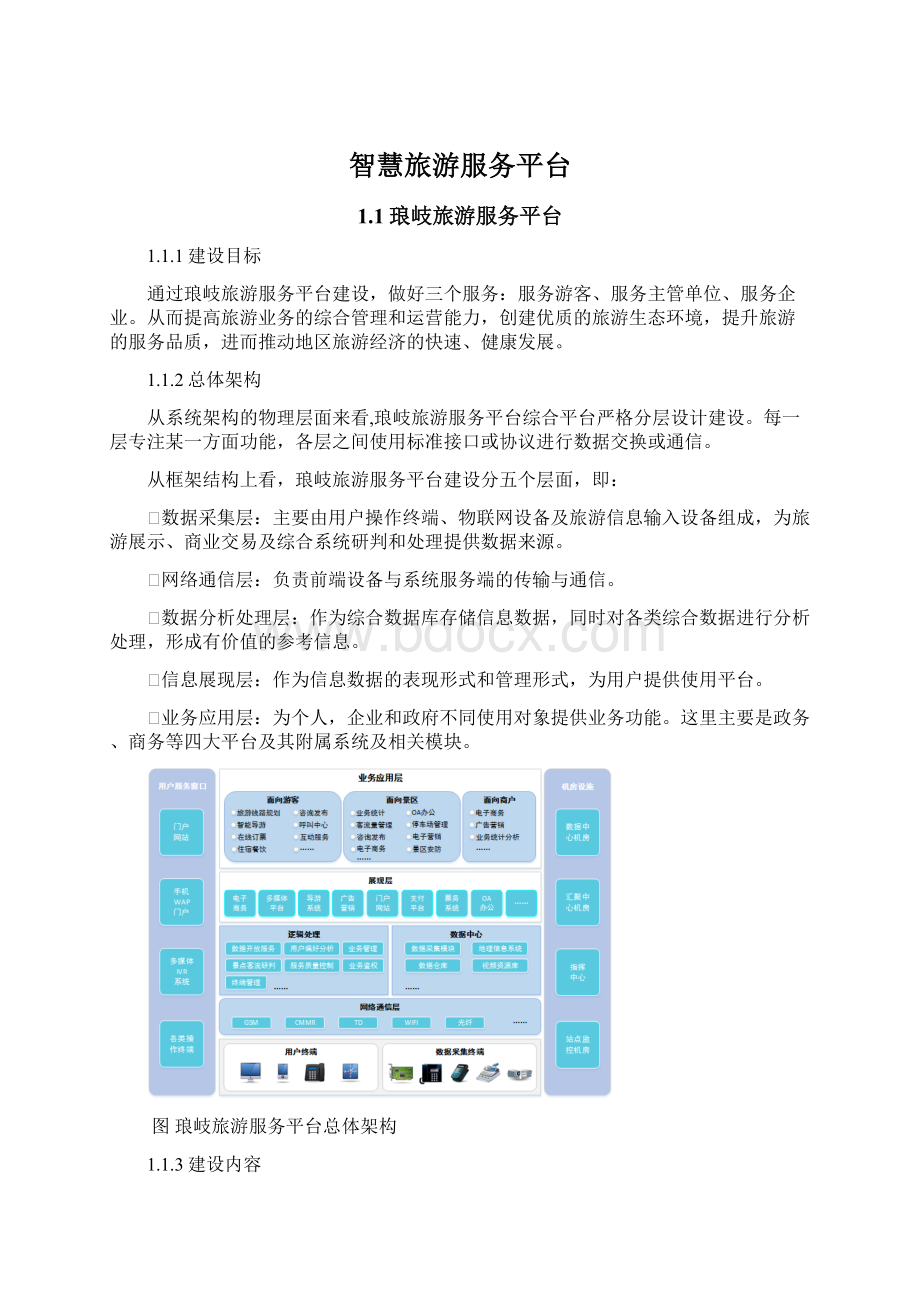 智慧旅游服务平台Word文件下载.docx_第1页