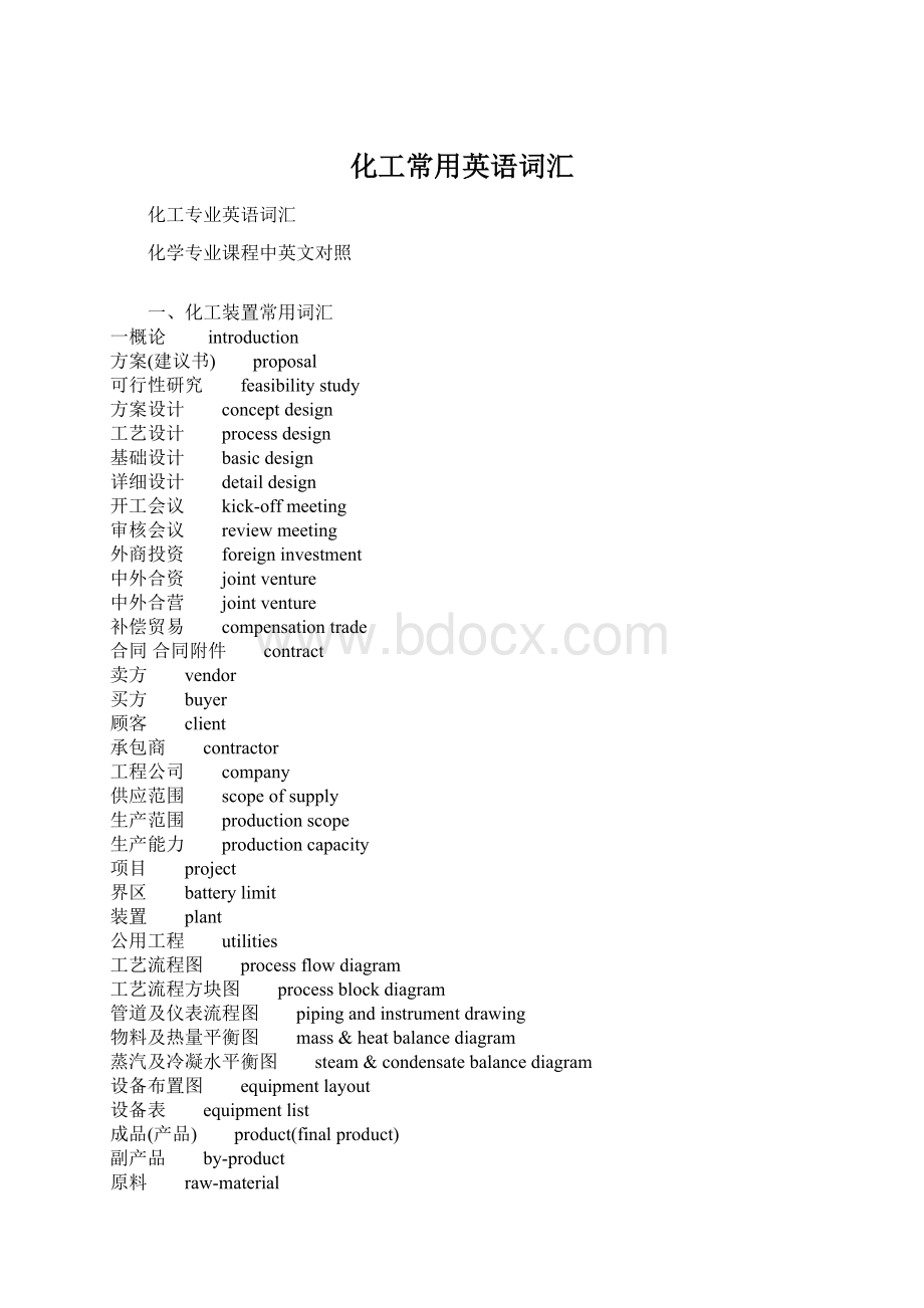 化工常用英语词汇Word文档下载推荐.docx_第1页