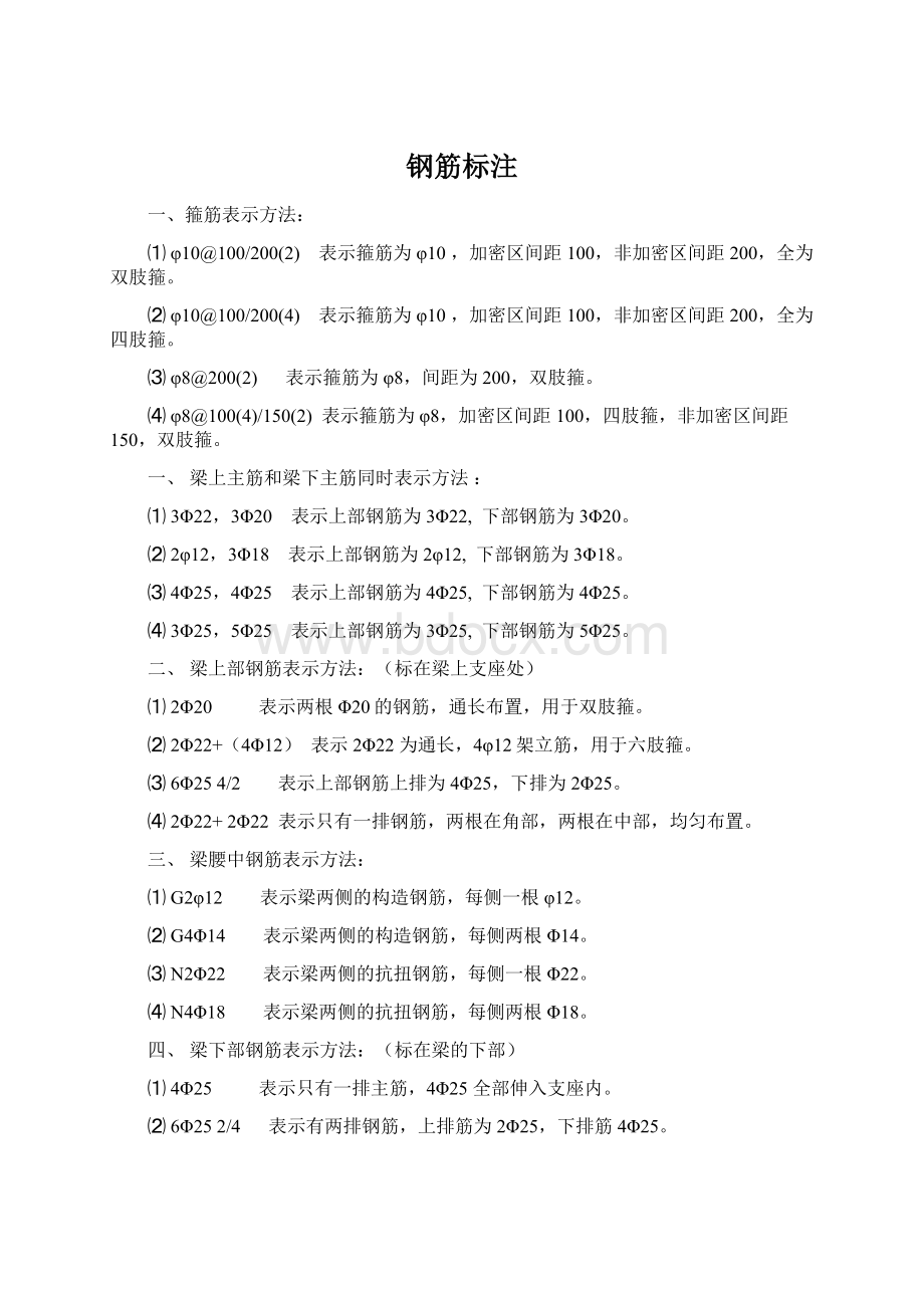 钢筋标注Word格式.docx_第1页