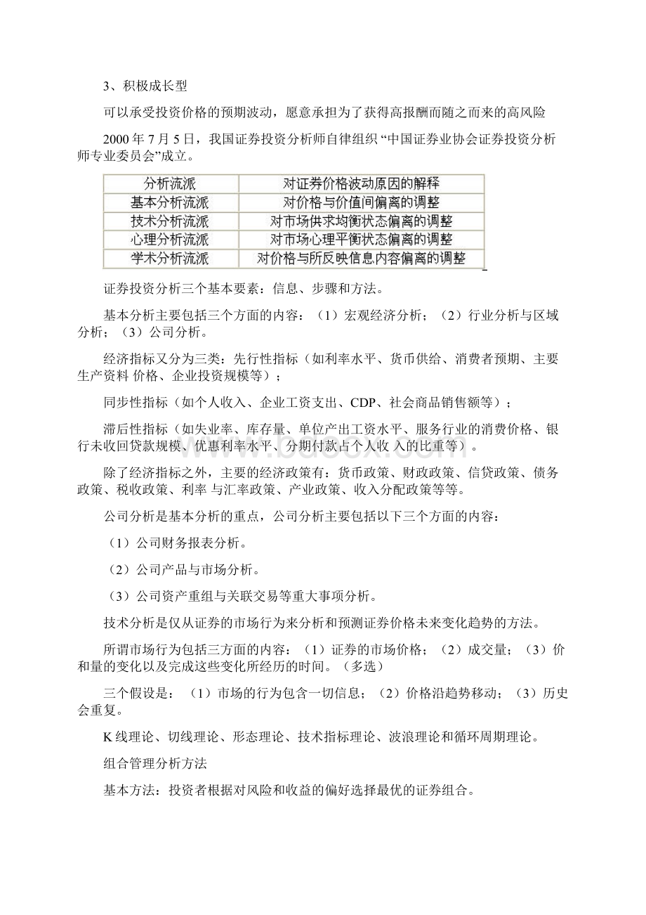 证券投资分析考试重点记忆法.docx_第3页