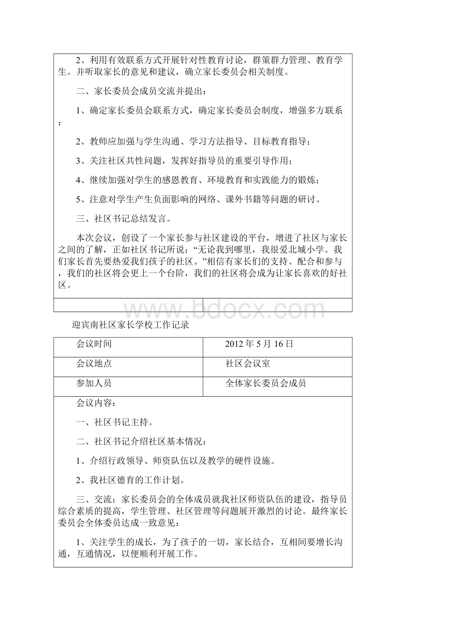 家长委员会工作记录 6 6.docx_第2页