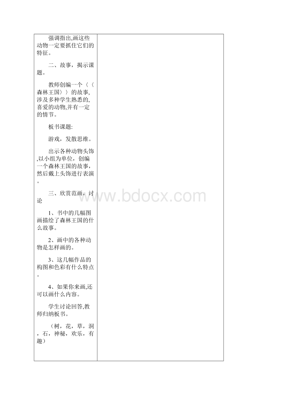 湘教版小学三年级下册美术教案表格式.docx_第2页