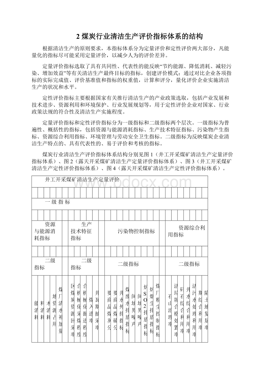 清洁生产煤炭行业清洁生产评价指标体系试行.docx_第2页