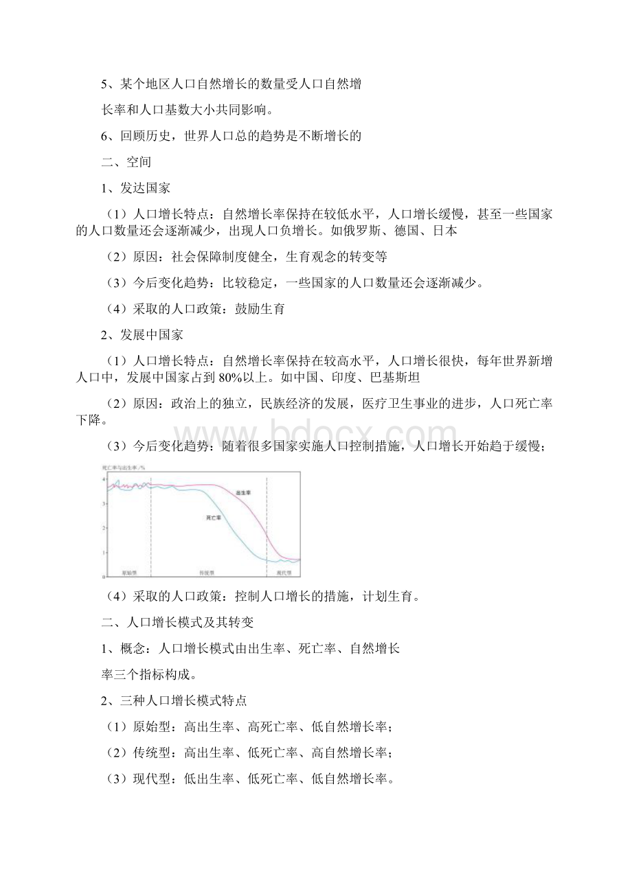 人教版 高中地理会考复习资料 必修2全册.docx_第2页