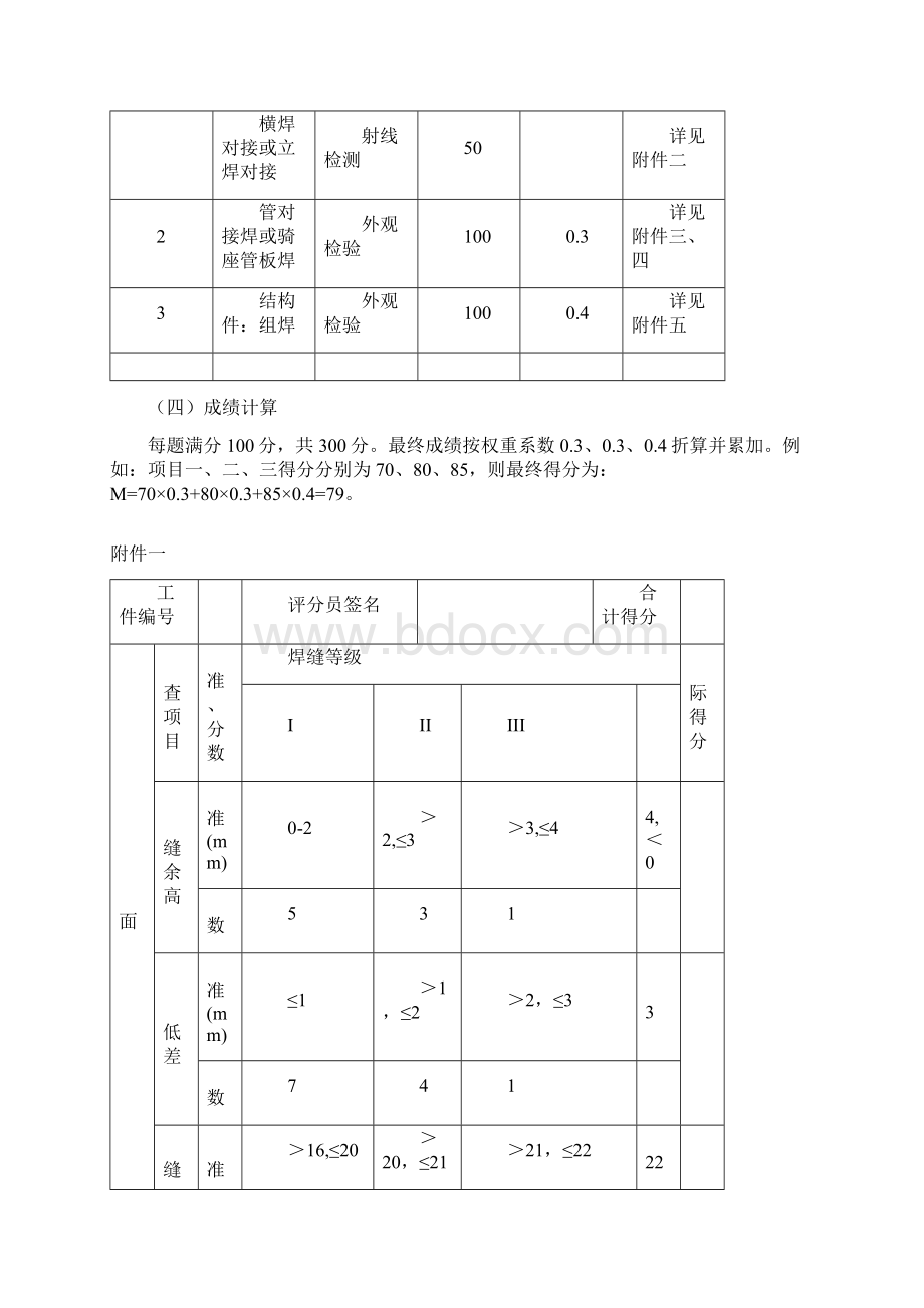 中职焊工技能大赛试题.docx_第3页