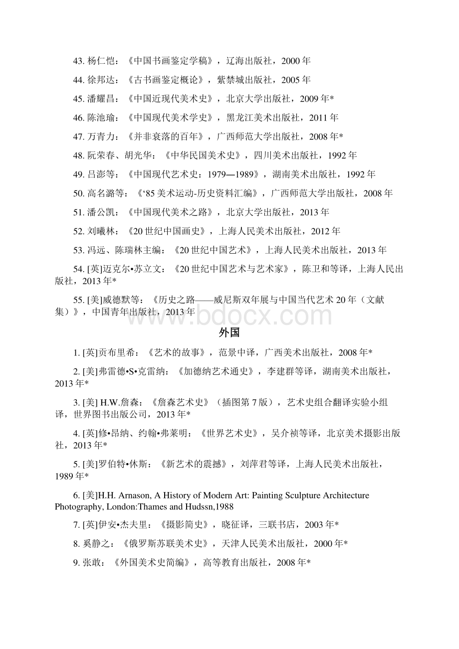 清华美院指定课外书目表.docx_第3页