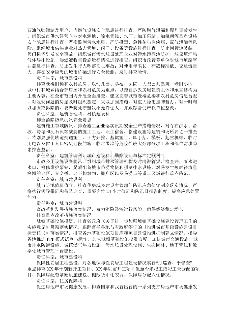 全省住房城乡建设系统三查三保活动实施方案Word文档下载推荐.docx_第2页