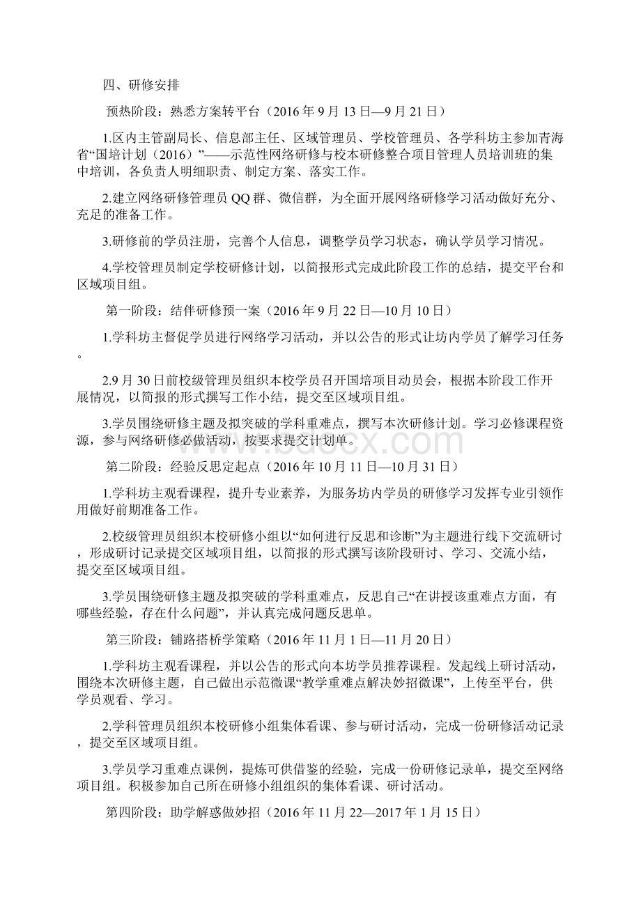 国培计划示范性网络研修与校本整合项目实施方案60号红字.docx_第2页