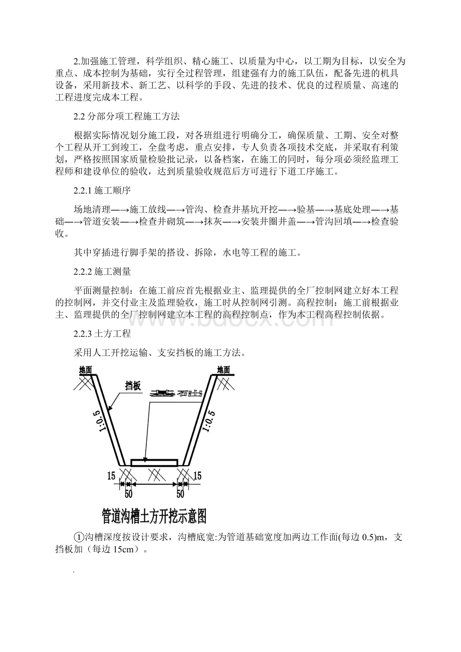 排水沟施工方案可编辑Word格式文档下载.docx_第2页