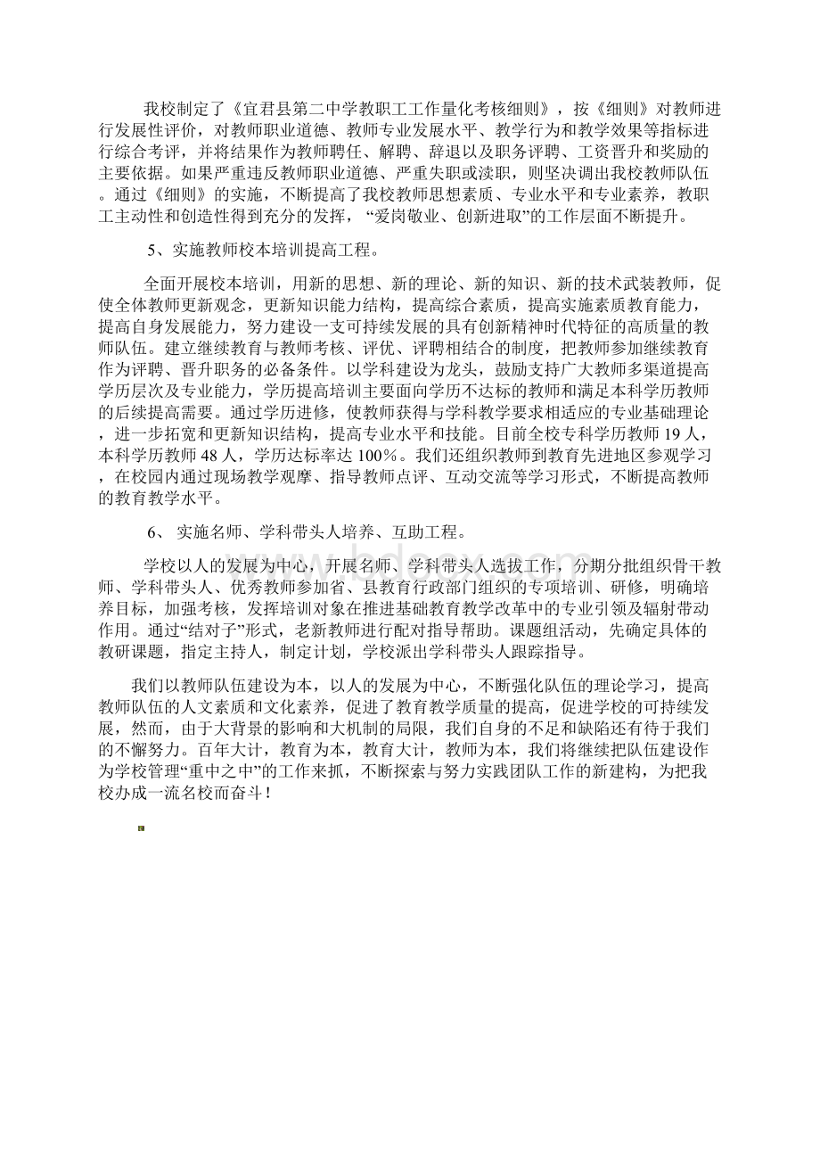 教师管理自查报告.docx_第2页