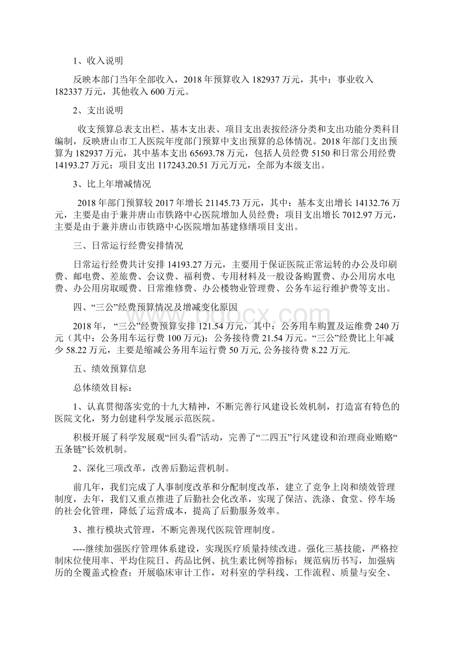 唐山工人医院部门预算信息公开.docx_第2页