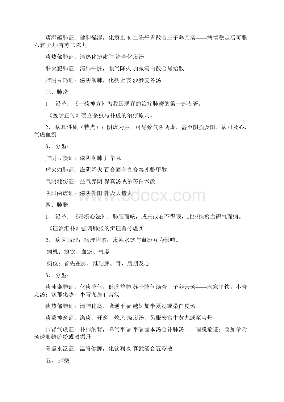 最新考研中医内科考点整理完整版资料.docx_第2页