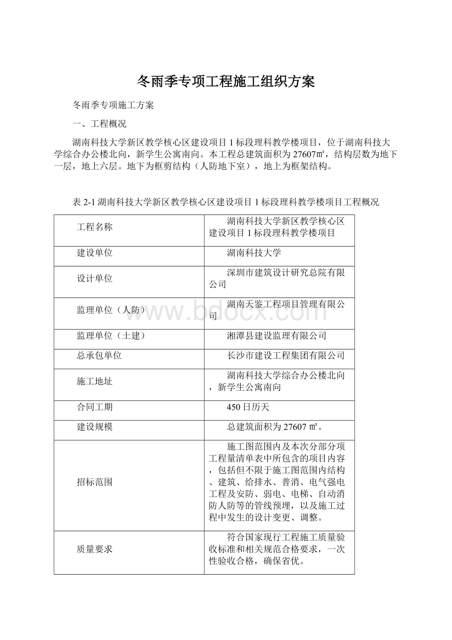 冬雨季专项工程施工组织方案Word文件下载.docx_第1页