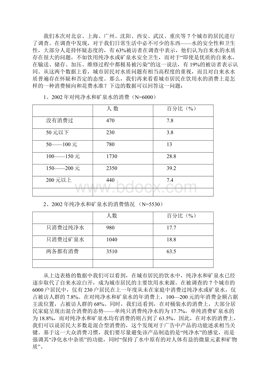 XX家用净水器市场营销方案Word格式.docx_第2页