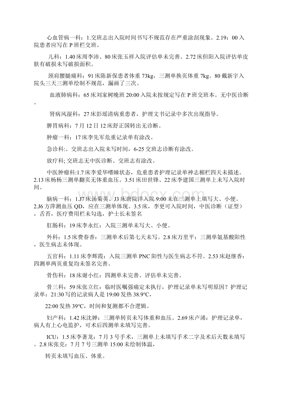 三季度护理文书质量检查反馈.docx_第2页