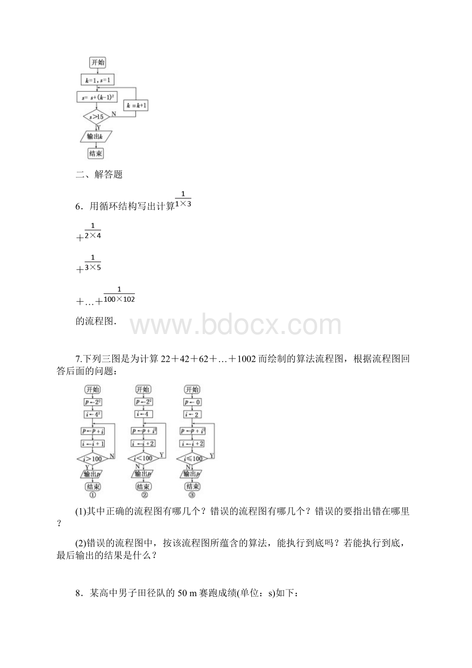 高中数学课下能力提升三循环结构苏教版.docx_第2页