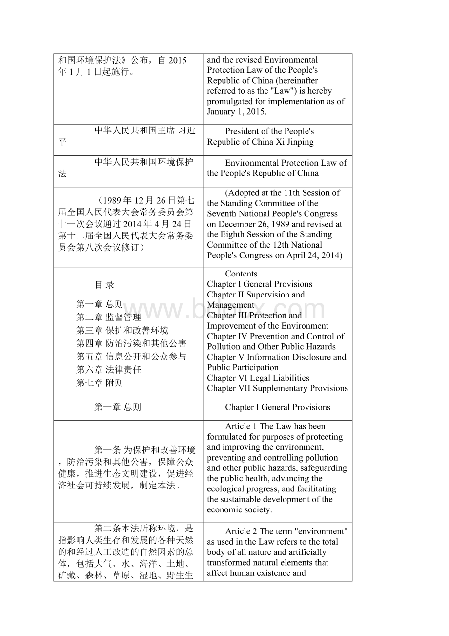 环境保护法中英文Word文档格式.docx_第2页