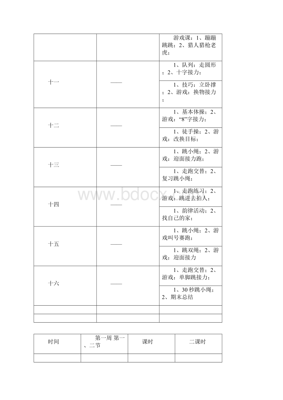 小学一年级体育教案.docx_第3页